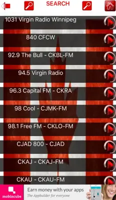 FM Canadian Radio Top android App screenshot 0